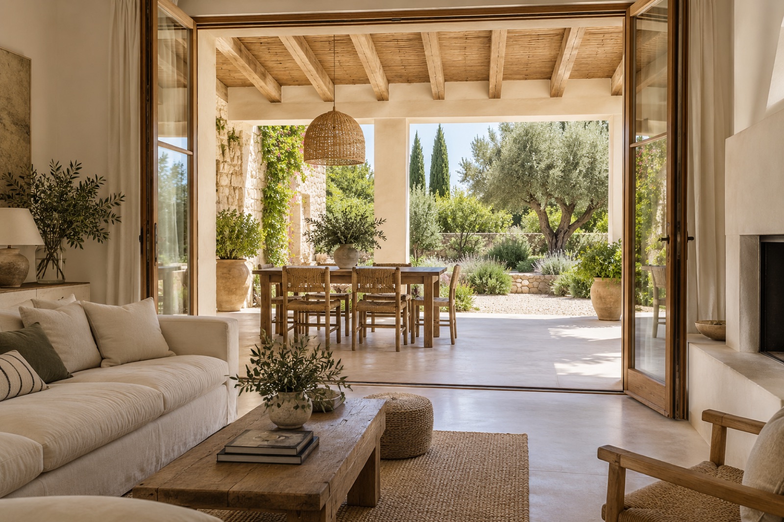 Reformar una villa en Moraira: cómo conectar salón, naya y jardín